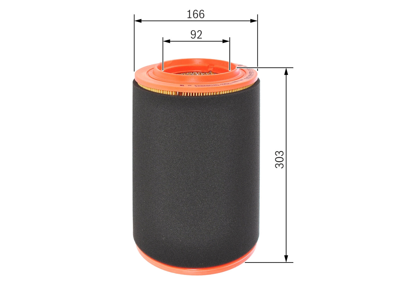 BOSCH F 026 400 370 Filtru aer