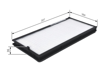 BOSCH 1 987 432 032 Filtru, aer habitaclu