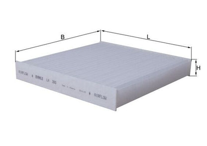 MAHLE LA 395 Filtru, aer habitaclu
