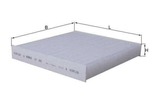 MAHLE LA 395 Filtru, aer habitaclu