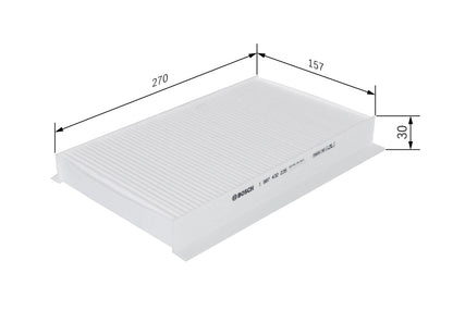 BOSCH 1 987 432 235 Filtru, aer habitaclu