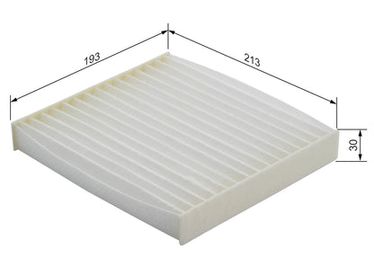 BOSCH 1 987 432 190 Filtru, aer habitaclu