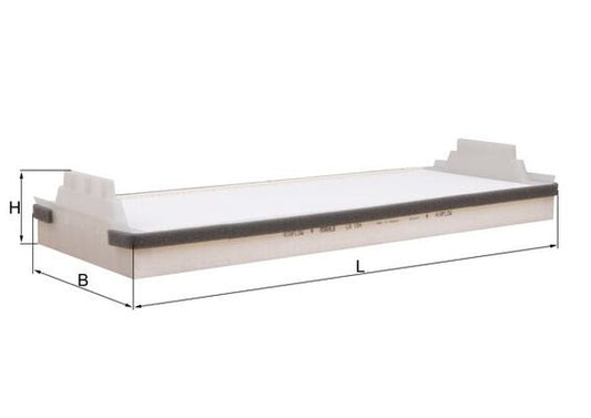 MAHLE LA 154 Filtru, aer habitaclu