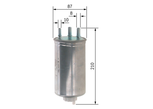 BOSCH F 026 402 075 Filtru combustibil