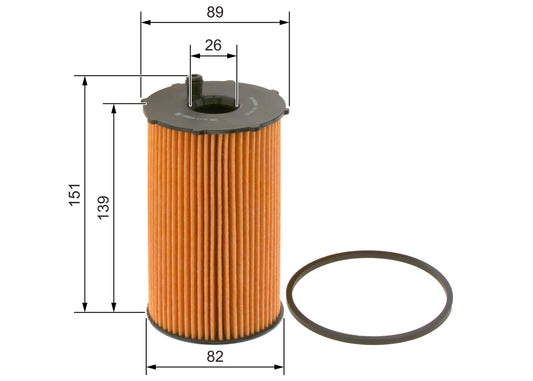 BOSCH 1 457 429 307 Filtru ulei