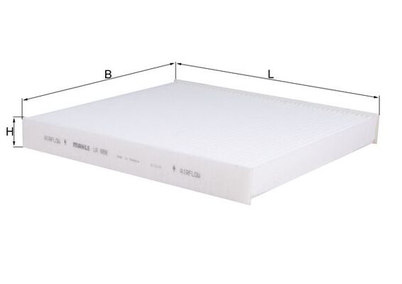 MAHLE LA 888 Filtru, aer habitaclu