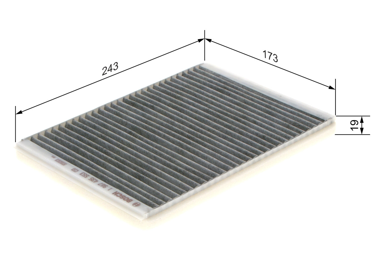 BOSCH 1 987 435 553 Filtru, aer habitaclu
