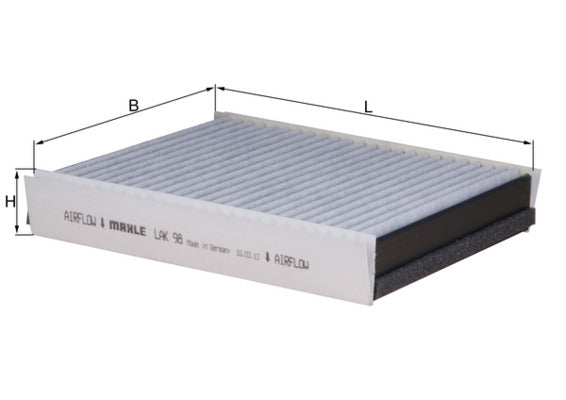 MAHLE LAK 96 Filtru, aer habitaclu