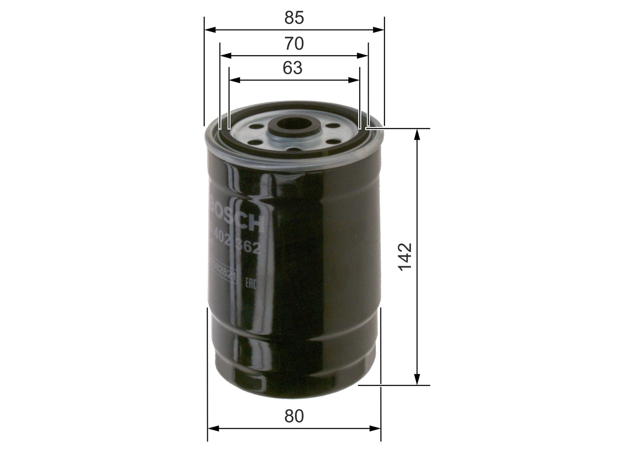 BOSCH F 026 402 362 Filtru combustibil