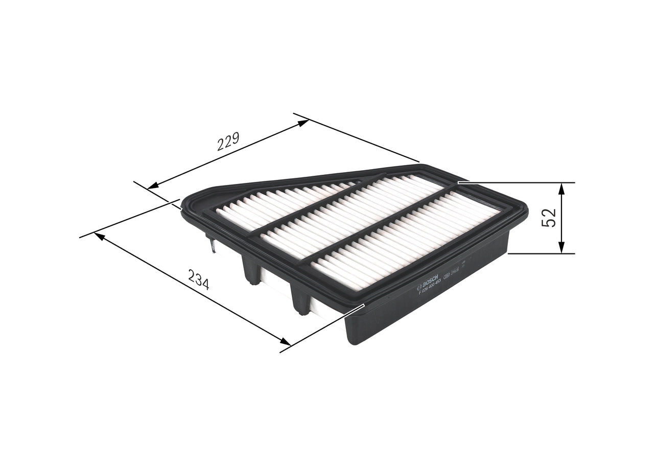 BOSCH F 026 400 453 Filtru aer