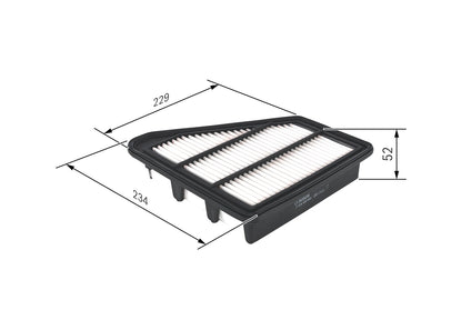 BOSCH F 026 400 453 Filtru aer