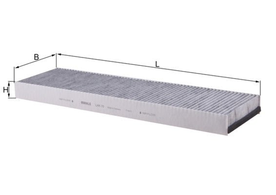MAHLE LAK 70 Filtru, aer habitaclu