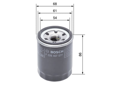 BOSCH F 026 407 077 Filtru ulei