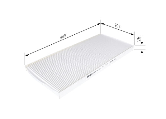 BOSCH 1 987 432 541 Filtru, aer habitaclu