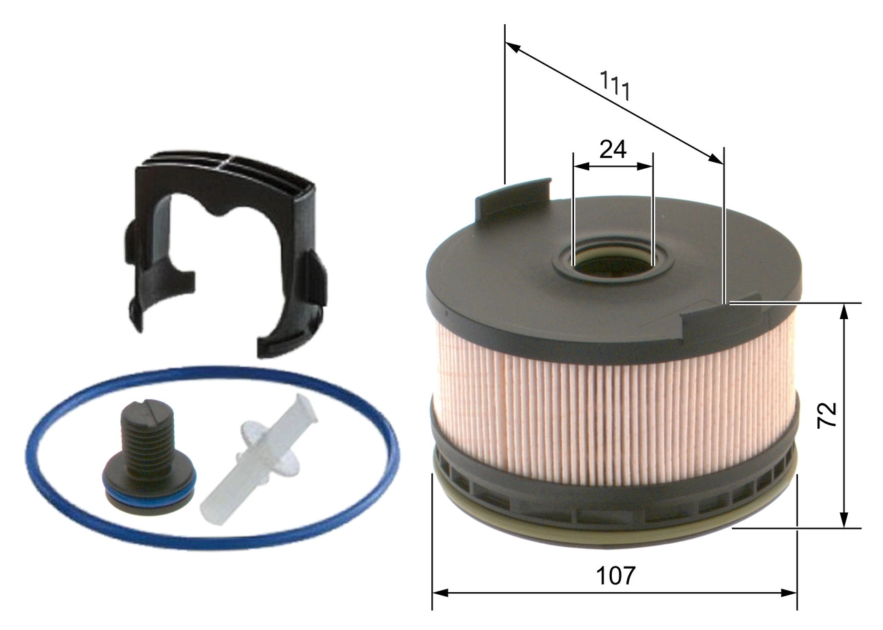 BOSCH F 026 402 262 Filtru combustibil