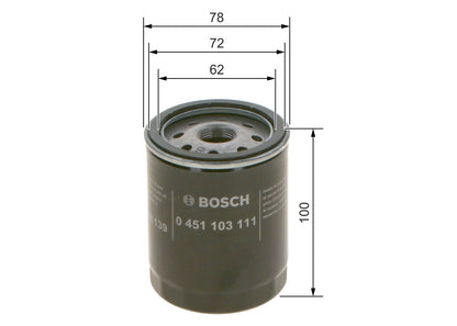 BOSCH 0 451 103 111 Filtru ulei