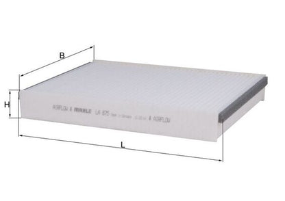 MAHLE LA 875 Filtru, aer habitaclu