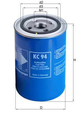 MAHLE KC 94 Filtru combustibil