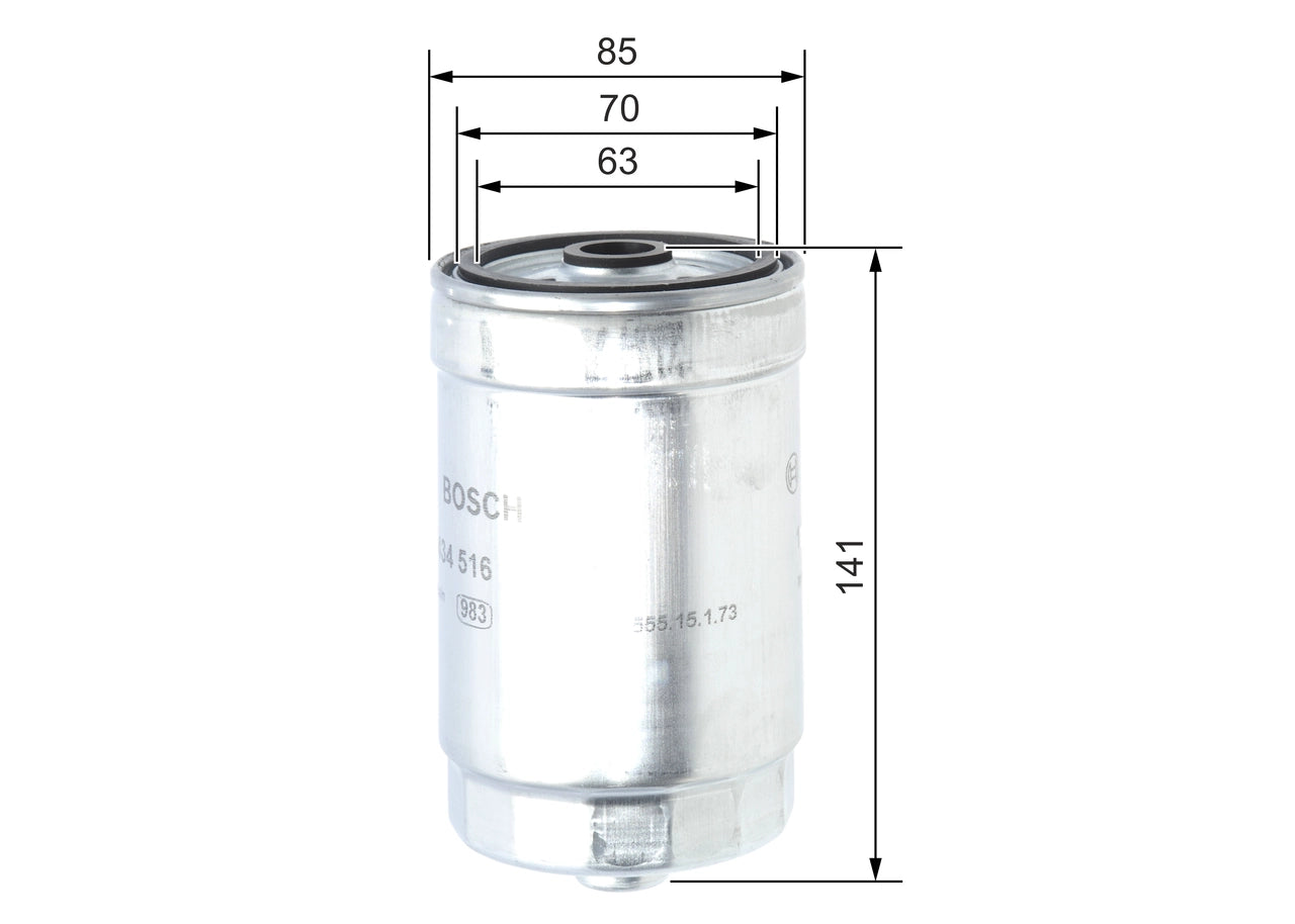 BOSCH 1 457 434 516 Filtru combustibil