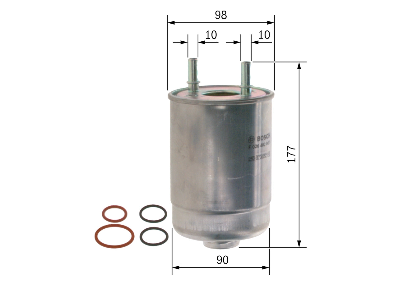 BOSCH F 026 402 067 Filtru combustibil