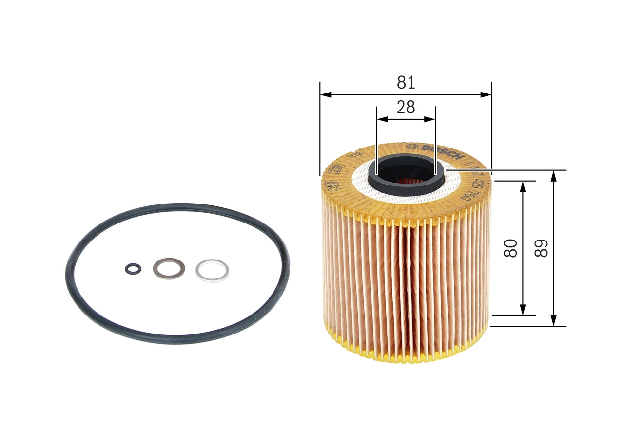 BOSCH 1 457 429 760 Filtru ulei