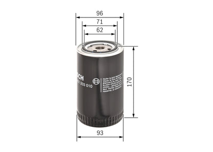 BOSCH 0 451 203 010 Filtru ulei