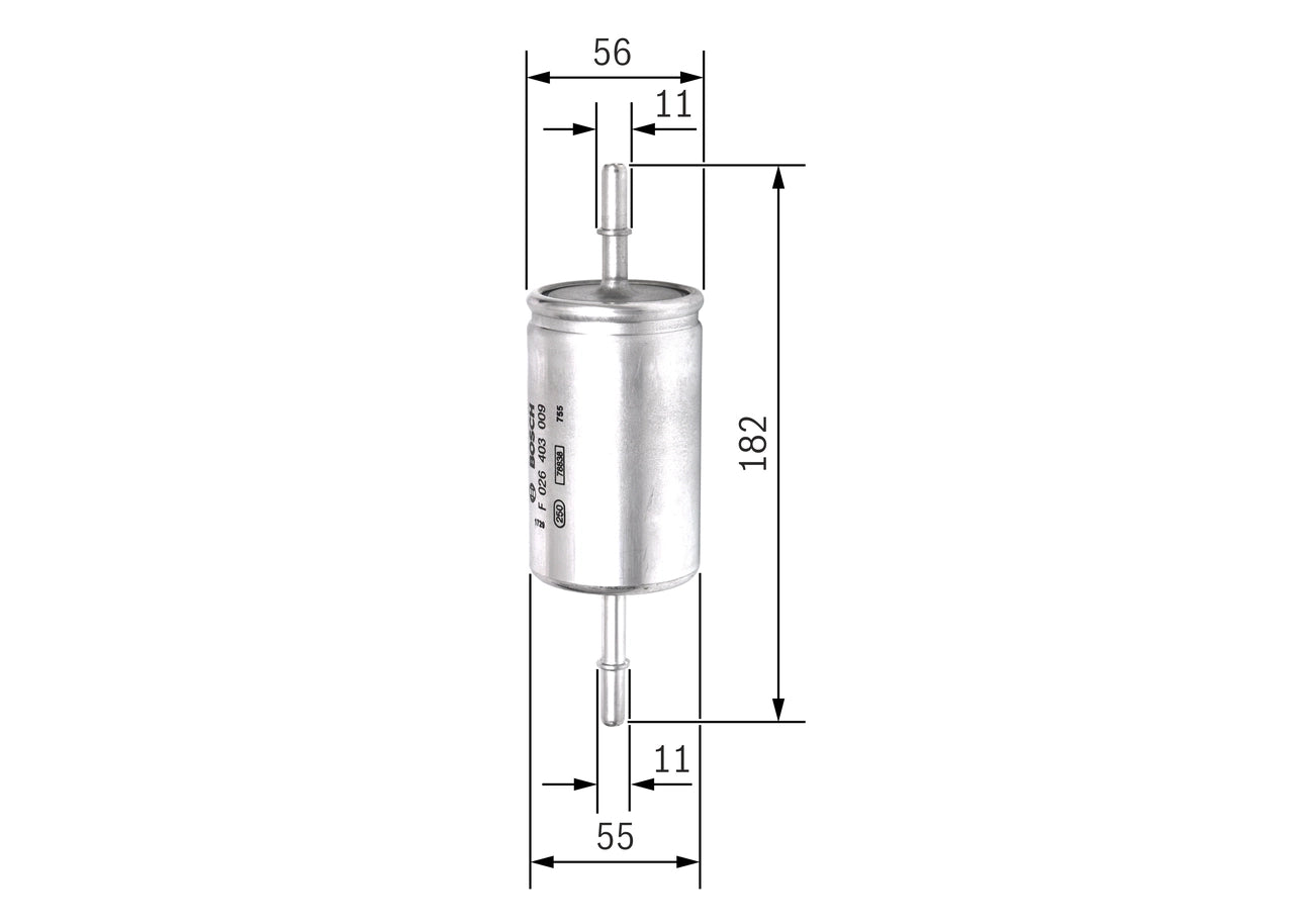 BOSCH F 026 403 009 Filtru combustibil