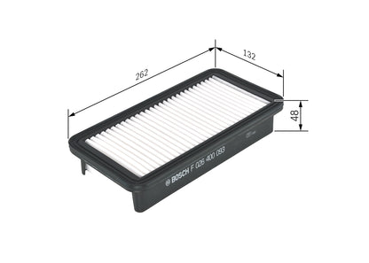 BOSCH F 026 400 093 Filtru aer