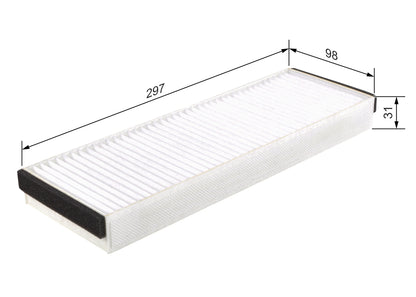 BOSCH 1 987 432 122 Filtru, aer habitaclu