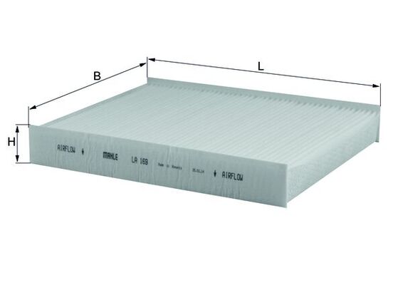 MAHLE LA 169 Filtru, aer habitaclu