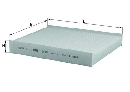 MAHLE LA 169 Filtru, aer habitaclu