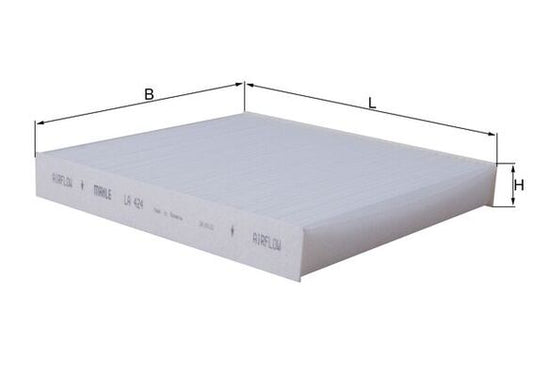 MAHLE LA 424 Filtru, aer habitaclu