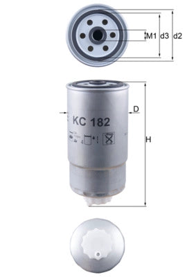 MAHLE KC 182 Filtru combustibil