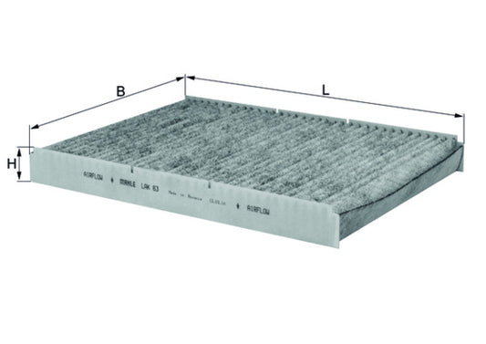 MAHLE LAK 63 Filtru, aer habitaclu