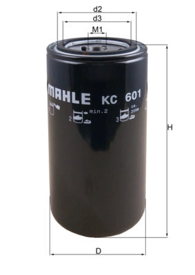 MAHLE KC 601 Filtru combustibil