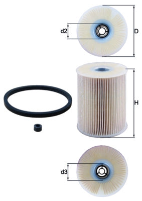 MAHLE KX 231D Filtru combustibil