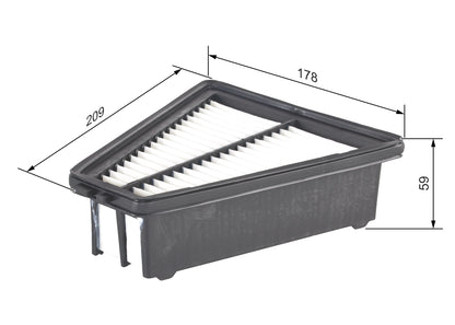 BOSCH F 026 400 417 Filtru aer