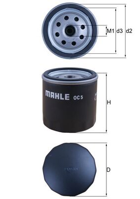 MAHLE OC 5 Filtru ulei