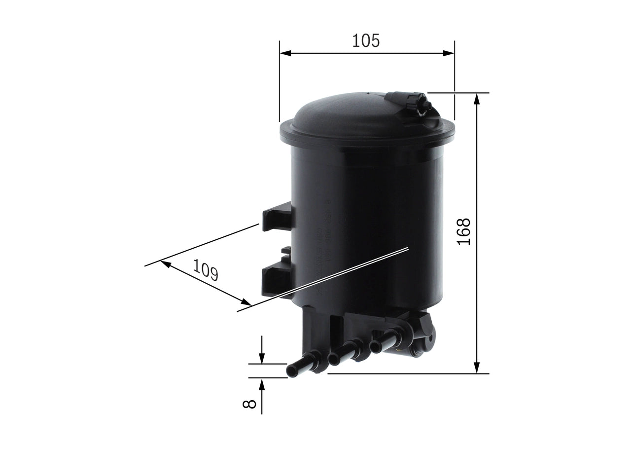 BOSCH 0 450 906 461 Filtru combustibil