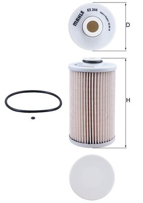 MAHLE KX 344D Filtru combustibil