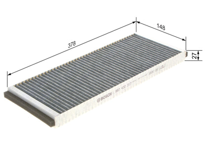 BOSCH 1 987 432 317 Filtru, aer habitaclu