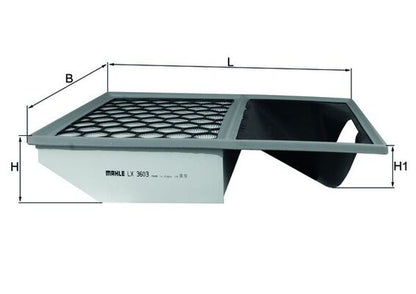 MAHLE LX 3603 Filtru aer