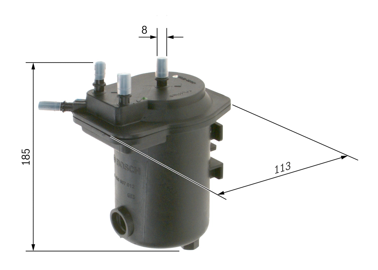 BOSCH 0 450 907 012 Filtru combustibil