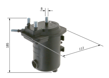 BOSCH 0 450 907 012 Filtru combustibil