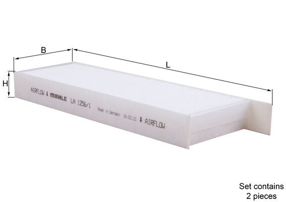 MAHLE LAK 1256/1/S Filtru, aer habitaclu