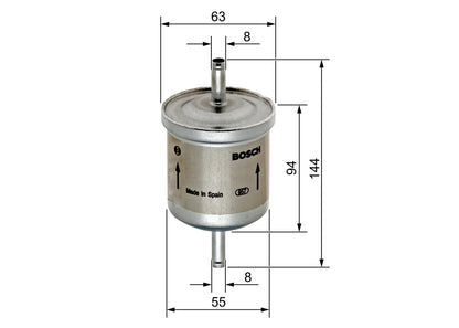 BOSCH 0 450 905 280 Filtru combustibil