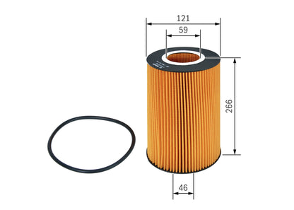 BOSCH F 026 407 042 Filtru ulei