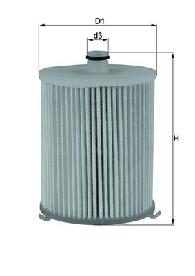 MAHLE KX 245/4D Filtru combustibil