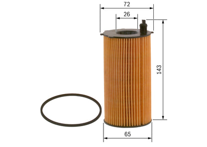 BOSCH F 026 407 207 Filtru ulei