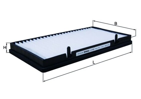 MAHLE LA 382 Filtru, aer habitaclu